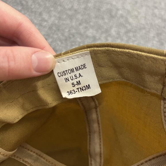 Vintage 80s 90s FILSON Waxed Tin Cloth Cap HAT Made in USA Rare Adjustable S-M - Picture 7 of 7